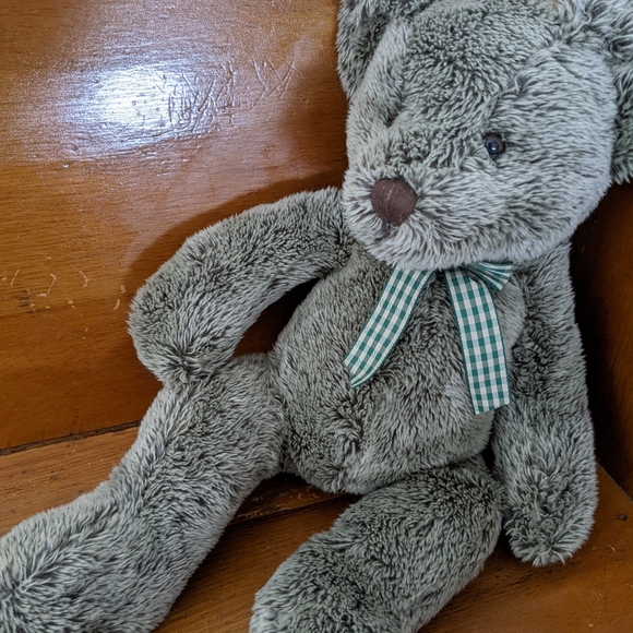 Rare Vintage Classic Russ Teddy Bear w/Org Tag Soft Gray Fur 19" Good Clean Cond - Picture 9 of 9